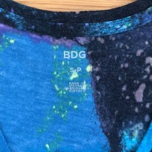 BDG Tops - Vibrant galaxy T-shirt BDG Tops - Vibrant galaxy T-shirt